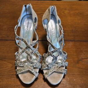 Antonio Melani Tan Strappy Heels